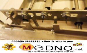 Bušač i utiskivač nitni/ zakovica , bočno bušenje okvira – pocinčani sa pomičnim čeličnim iglama u 4-5 rupa za LR, DB,AŽ,Farrar okvire /BEE HIVE FRAME EYELET HOLE PUNCH 4-5 holes for LR, DB , AŽ , Farrar and other