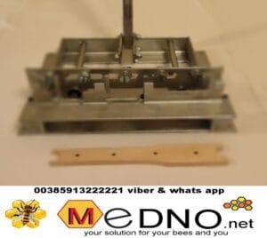 Bušač i utiskivač nitni/ zakovica , bočno bušenje okvira – pocinčani sa pomičnim čeličnim iglama u 4-5 rupa za LR, DB,AŽ,Farrar okvire /BEE HIVE FRAME EYELET HOLE PUNCH 4-5 holes for LR, DB , AŽ , Farrar and other