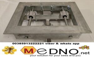 Bušač i utiskivač nitni/ zakovica , bočno bušenje okvira – pocinčani sa pomičnim čeličnim iglama u 4-5 rupa za LR, DB,AŽ,Farrar okvire /BEE HIVE FRAME EYELET HOLE PUNCH 4-5 holes for LR, DB , AŽ , Farrar and other