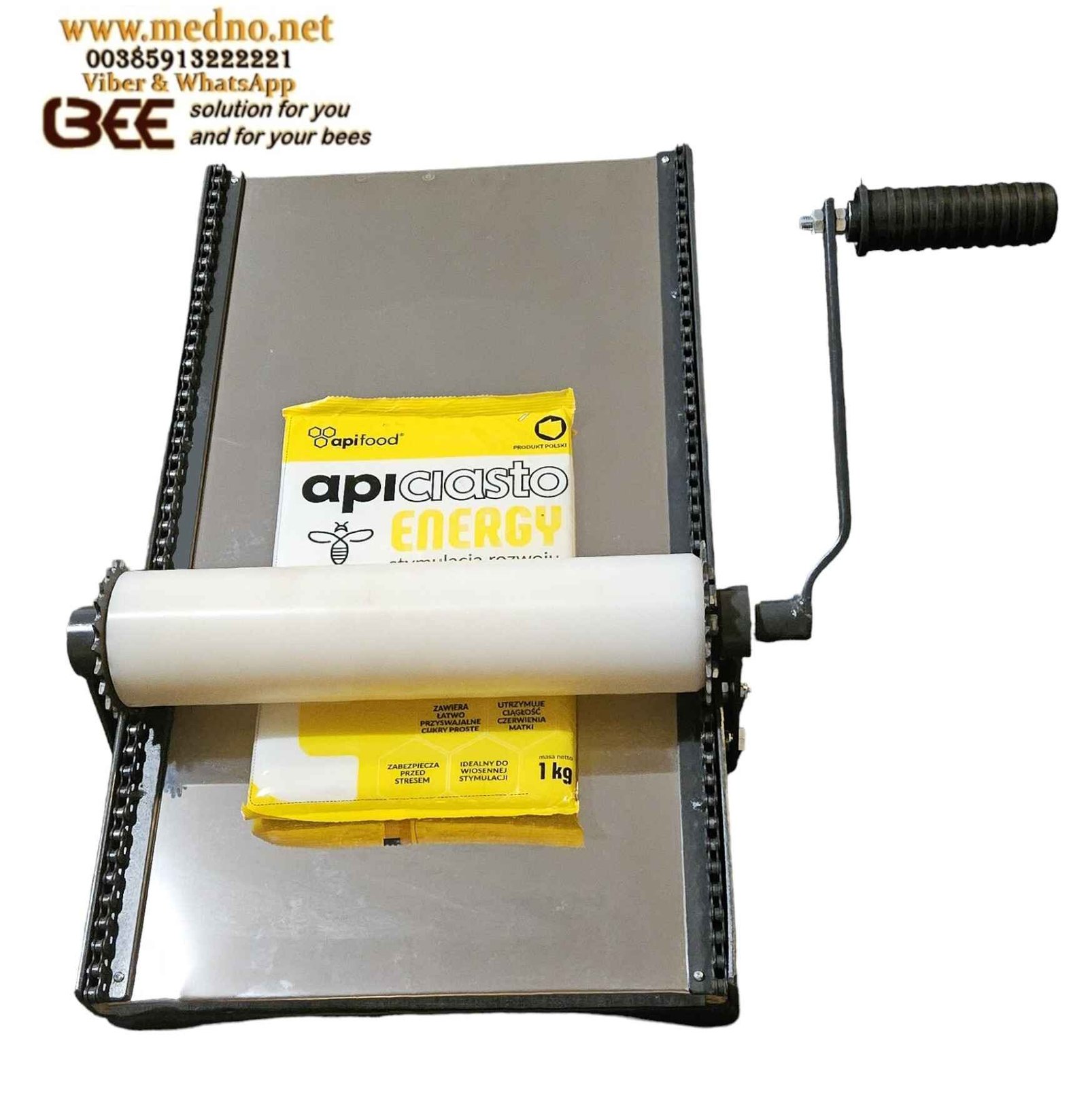 Pegla za pogače sa inoks pločom , novi model