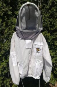 Pčelarska jakna ventilacijska sa duplom zaštitom od uboda (bluza / odijelo) bijelo -Ventilation blouse with double protection against bee sting (soft material )