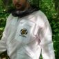 Pčelarska jakna ventilacijska sa duplom zaštitom od uboda (bluza / odijelo) bijelo -Ventilation blouse with double protection against bee sting (soft material )