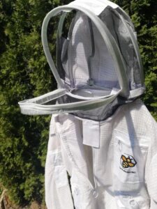 Pčelarska jakna ventilacijska sa duplom zaštitom od uboda (bluza / odijelo) bijelo -Ventilation blouse with double protection against bee sting (soft material )