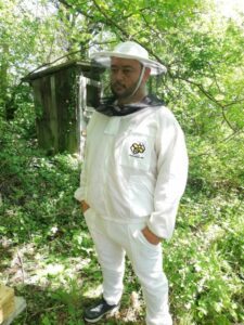 Pčelarska jakna ventilacijska sa duplom zaštitom od uboda (bluza / odijelo) bijelo -Ventilation blouse with double protection against bee sting (soft material )