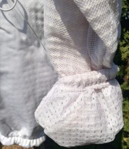Pčelarska jakna ventilacijska sa duplom zaštitom od uboda (bluza / odijelo) bijelo -Ventilation blouse with double protection against bee sting (soft material )