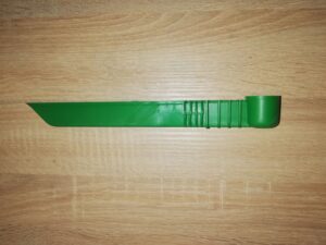 Flaschenfütterer, grün, für den Fruchtkörper, zwischen den Würfen