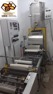 Linija za izradu satnih osnova metodom hladnog valjanja