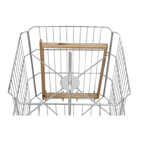 Vrcaljka 4 okvira , tangencijalna , ručni pogon za Dadant, Langstroth , Farrar okvire, AISI 304 inox - BA550DDEU