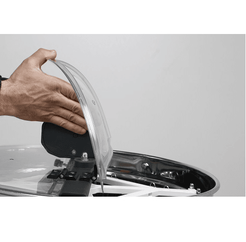 Vrcaljka 4 okvira , tangencijalna , ručni pogon za Dadant, Langstroth , Farrar okvire, AISI 304 inox - BA550DDEU