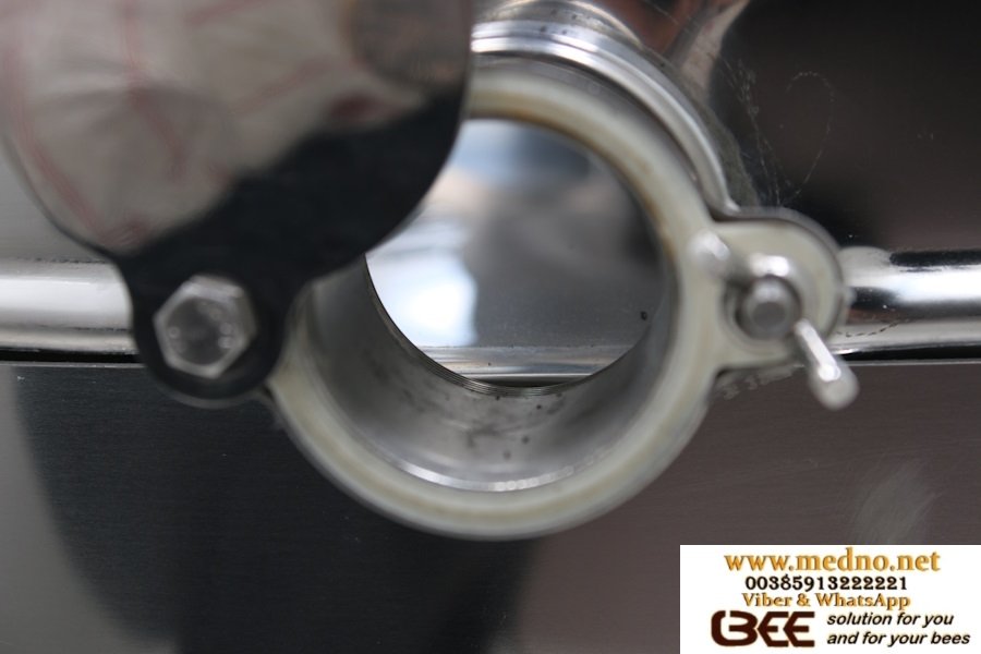 Vrcaljka samookretna 12 okvira Langstroth,Dadant (30 cm)-24 Farrar (16 cm) 0,25 Kw AC motor,kontroler zaslona osjetljivog na dodir - mjerač vremena i memorija brzine-BA562-OMYDDE-304-7