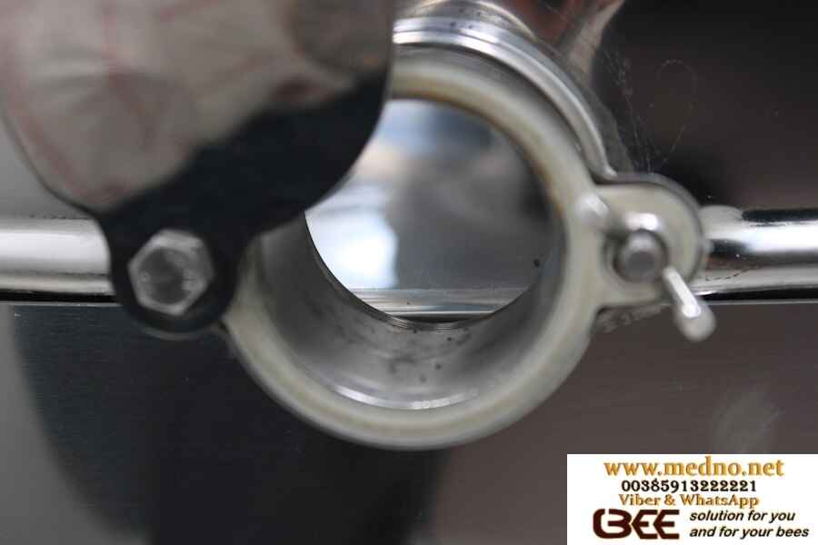 Vrcaljka kasetna ,6 okvira Langstroth 24 cm, automatska , samo okretna sa inox košem , 0,18 Kw AC Motor, automatski kontroler , mjerač vremena i memorija brzine–BA556-OMY-304 - 8