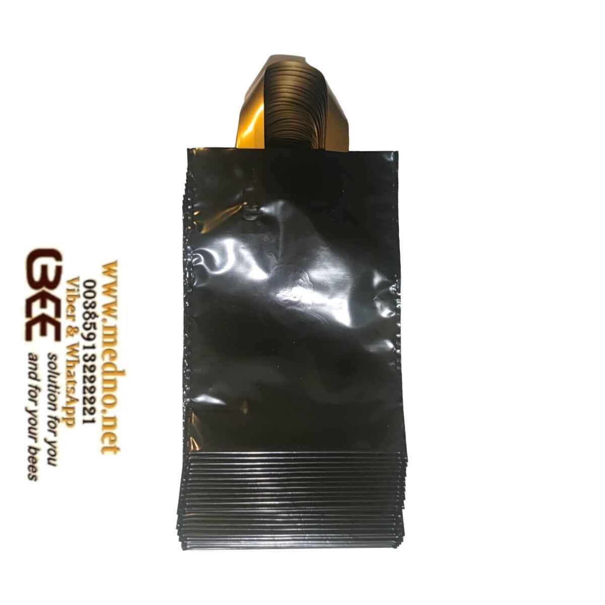 Vrecice ukrasne za med od 1 kg crna 4