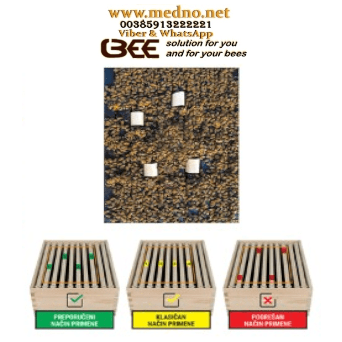 Oksalne trake Golden Bee strong