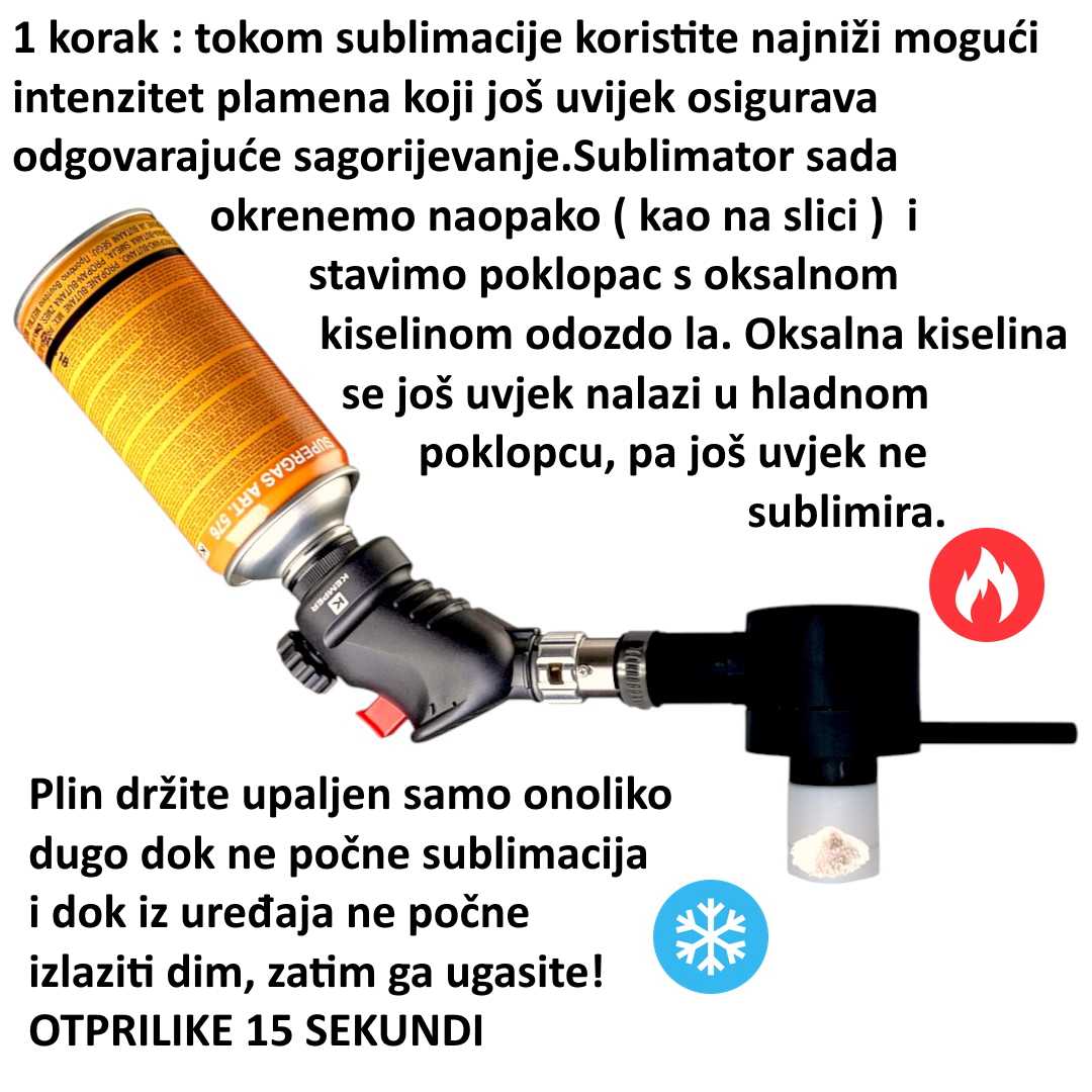 Plinski sublimator + originalni plinski plamenik Kemper 1060 - 6-korak 1-a
