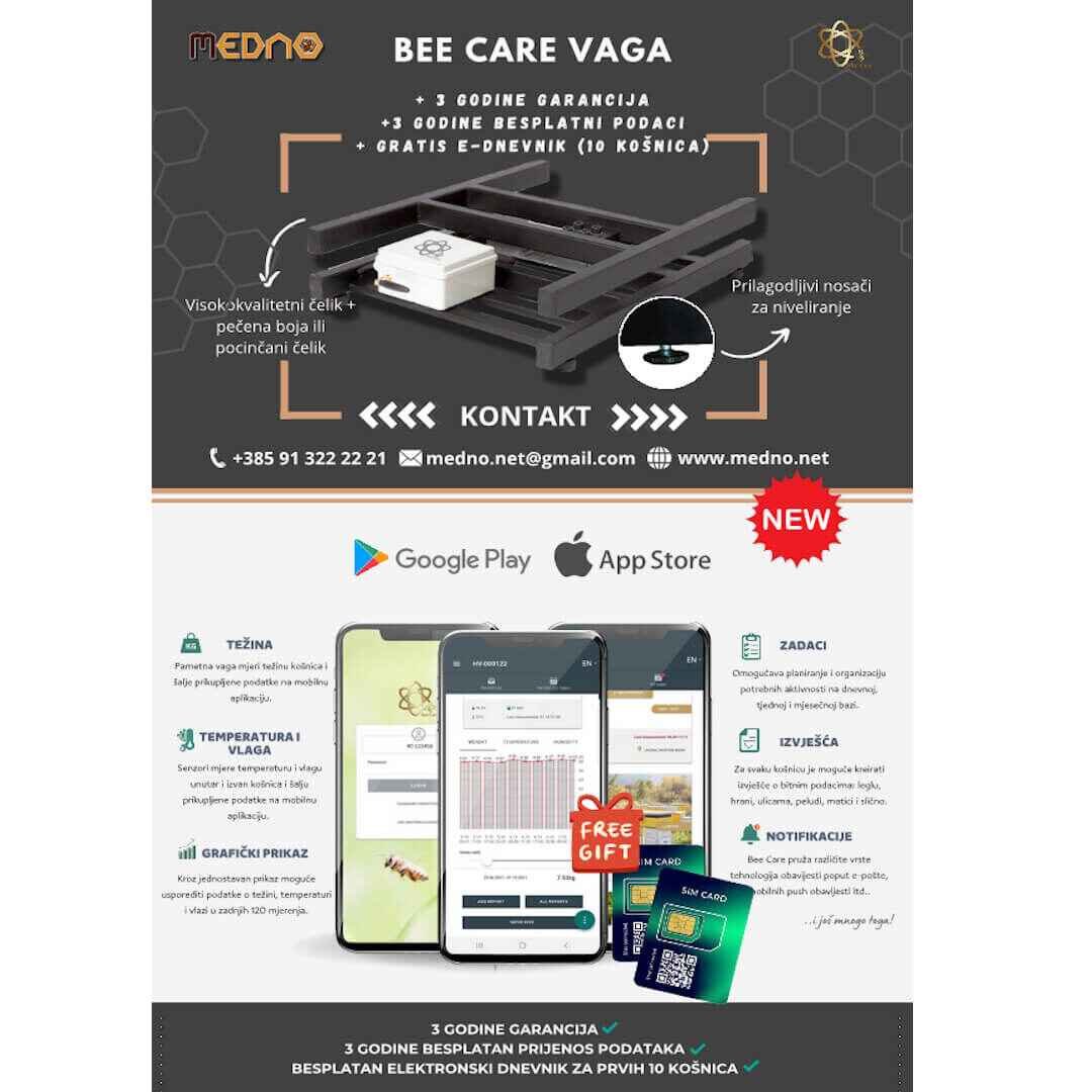 Vaga Bee Care DATA (podatkovna) pčelarska vaga sa 3 godine garancije,digitalna vaga za pčele- 23